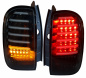 Preview: Voll LED Lightbar Design Rückleuchten für Dacia / Renault Duster 10-14 schwarz/rauch mit dynamischem Blinker