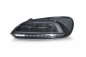 Preview: VOLL LED Lightbar Design Rückleuchten für VW Scirocco 3 (III) 08-14 schwarz/rauch mit dynamischen Blinker