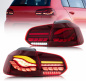 Preview: Voll LED Upgrade Design Rückleuchten für VW Golf 6 (VI) 08-12 Kirschrot in OLED Technik mit dynamischen Blinkern