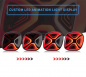 Preview: Upgrade VOLL LED Lightbar Design Rückleuchten für Smart Fortwo /Forfour (453) 14-19 rot / rauch