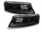 Preview: Xenon LED Tagfahrlicht Scheinwerfer für Audi A6 C6 (4F) 08-11 schwarz mit dynamischem Blinker