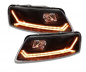 Preview: Xenon LED Tagfahrlicht Scheinwerfer für Audi A6 C6 (4F) 08-11 schwarz mit dynamischem Blinker