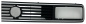 Preview: Upgrade Sportgrill / Kühlergrill mit Emblem-Aussparung für Volkswagen T3 (Eckige Scheinwerfer-Aussparung) 79-92 schwarz/chrom