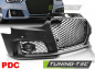 Preview: Upgrade Design Frontstoßstange für Audi A3 8V 12-16 inkl. Zubehör in Hochglanz schwarz/chrom mit PDC