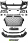Preview: Upgrade Design Frontstoßstange für Audi A3 8V 12-16 inkl. Zubehör in Hochglanz schwarz/chrom mit PDC