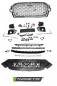 Preview: Upgrade Design Frontstoßstange für Audi A4 B9 (8W) 15-19 inkl. Zubehör mit PDC schwarz/silber