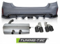 Preview: Upgrade Design Heckstoßstange für BMW 3er F30 Lim. 11-18 mit PDC und Auspuffanlage + Endrohren