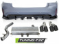 Preview: Upgrade Design Heckstoßstange für BMW 3er G20 Lim. 19+ mit PDC und Auspuffanlage + Endrohren