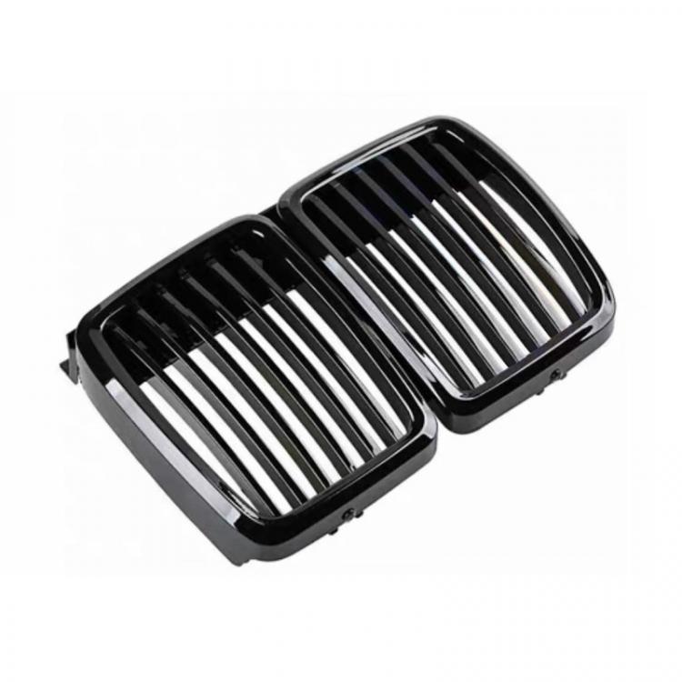 Satz Sport Kühlergrill für BMW 3er E30 passend in hochglanz Schwarz alle Modelle