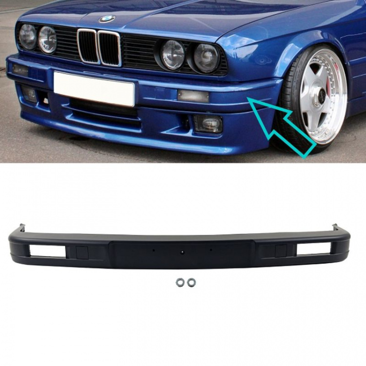Upgrade Design Frontstoßstange für BMW 3er E30 85-94 Limo Cabrio Touring zweiteilig (Oberteil)