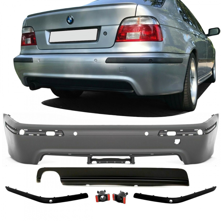 Heck Stoßstange hinten für PDC+Diffusor passt für BMW E39 auch M Paket M5 95-03