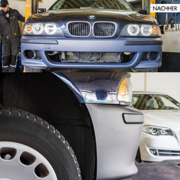 SPORT Bodykit Stoßstange Limousine KOMPLETT passt für BMW E39 außer M M5 mit*ABE