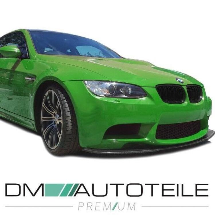 SET Doppelsteg Kühlergrill Schwarz GLANZ passt für BMW 3er E92 E93 06-10 + M M3