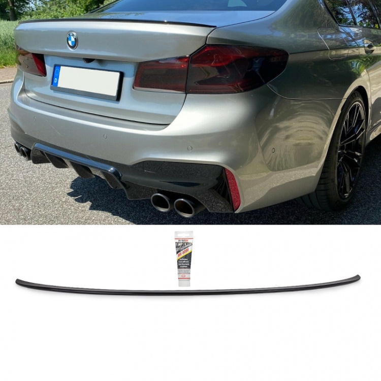 Sport-Performance Heckspoiler Hecklippe Schwarz Glanz passend für BMW G30 2017>