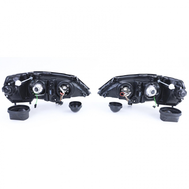 Xenon Klarglas Scheinwerfer Set für Opel Astra G 97-04 schwarz