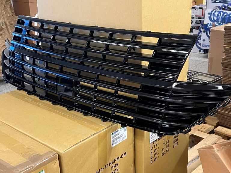 Upgrade Sportgrill / Kühlergrill für Volkswagen T6.1 ab 2019 Hochglanz schwarz