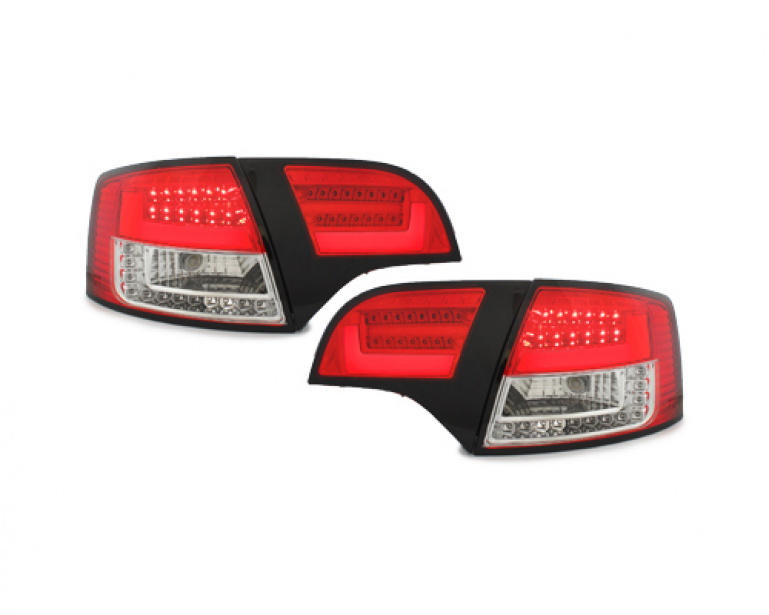 LED Upgrade Design Rückleuchten für Audi A4 B7 (8E) Avant 04-08 rot/klar