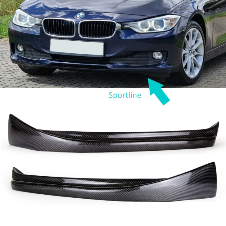 Sport-Performance Flaps Ecken Echt-Carbon passt für BMW F30 F31 Serie 11-15