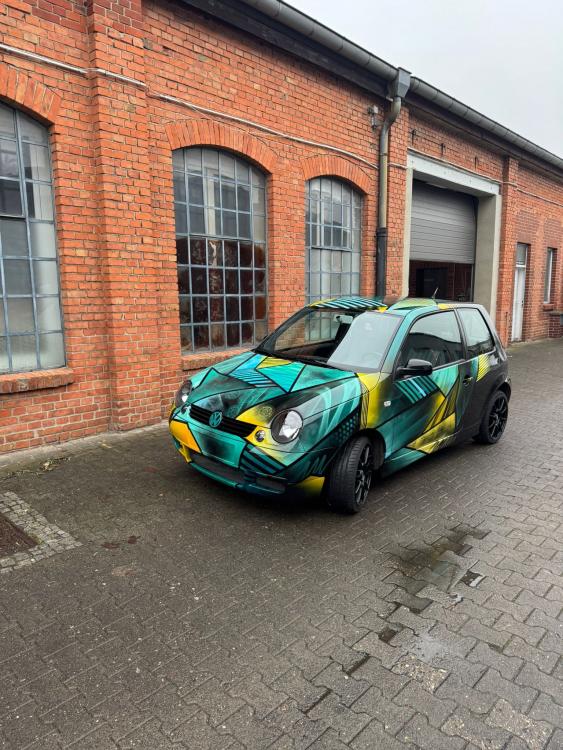 Upgrade Klarglas Scheinwerfer passend für VW Lupo 98-05 schwarz mit Blinker
