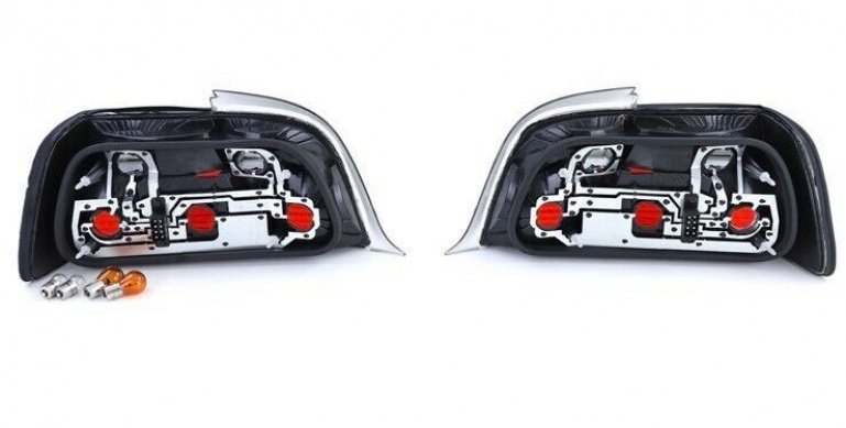Upgrade Design Rückleuchten für BMW 3er E36 Coupe /Cabrio 90-99 schwarz