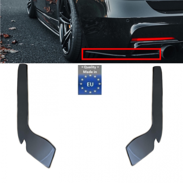 Frontspoiler Spoilerschwert aus ABS für Renault Megane 4 schwarz glänzend  ABE