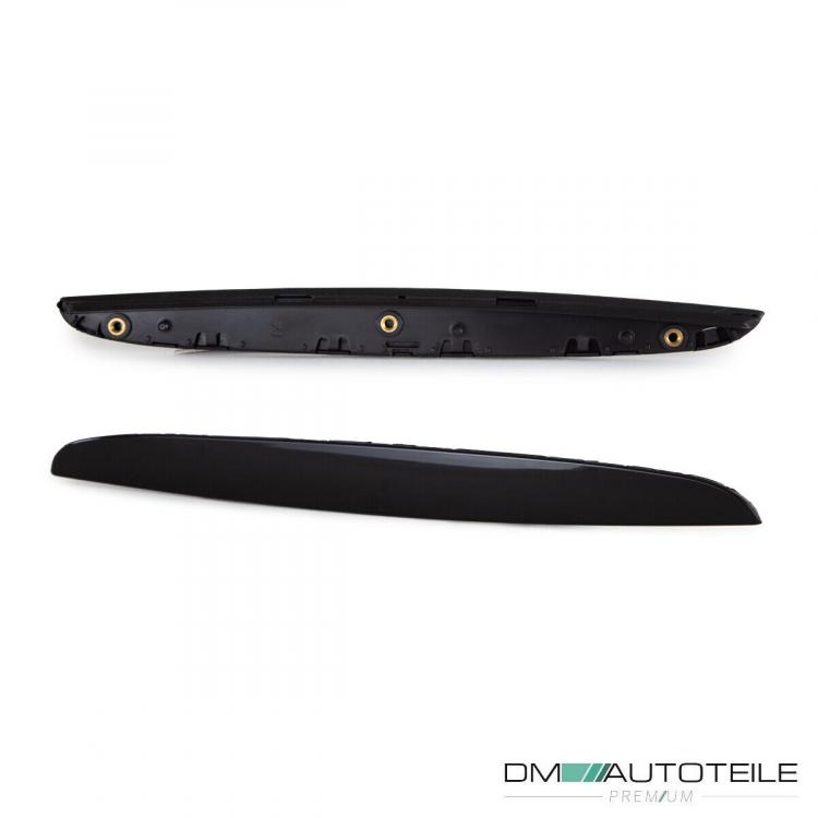 2x Doppelsteg Kühlergrill Schwarz Glänzend passend für BMW 3er E90 E91 bj. 05-08 + M M3