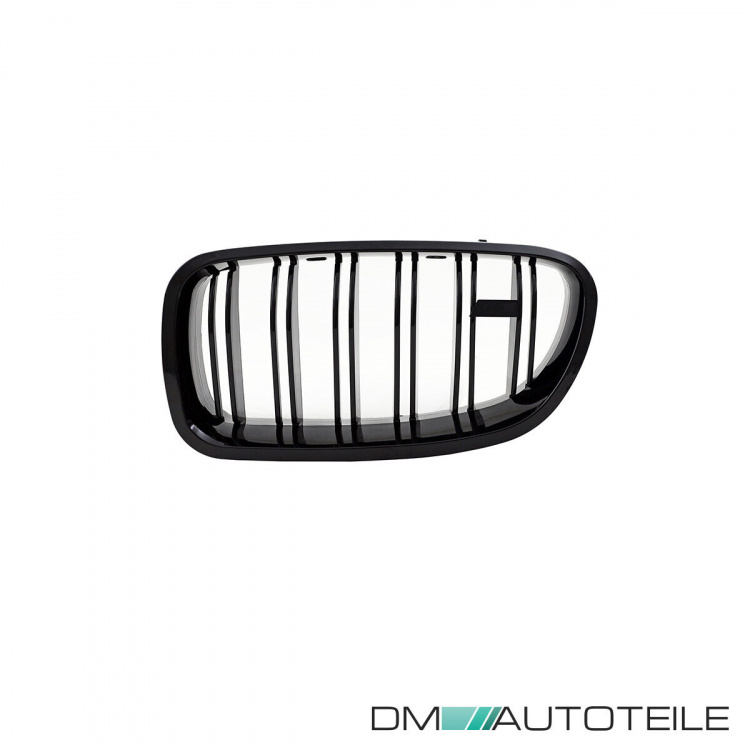 Kühlergrill Grill Schwarz Glanz Doppelsteg Sport passend für BMW 3er F30 F31 alle Modelle 2011-2019 +Emblemhalter