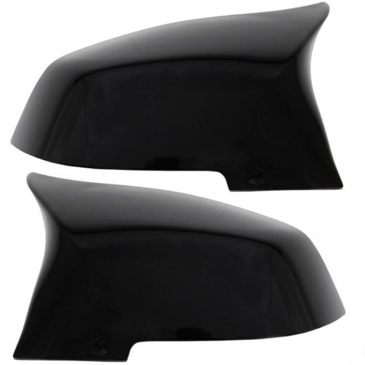 Upgrade Design Spiegelkappen / Gehäuse für BMW 1er F20/F21/ 2er F22/F23 / 3er F30/F31 / Hochglanz schwarz