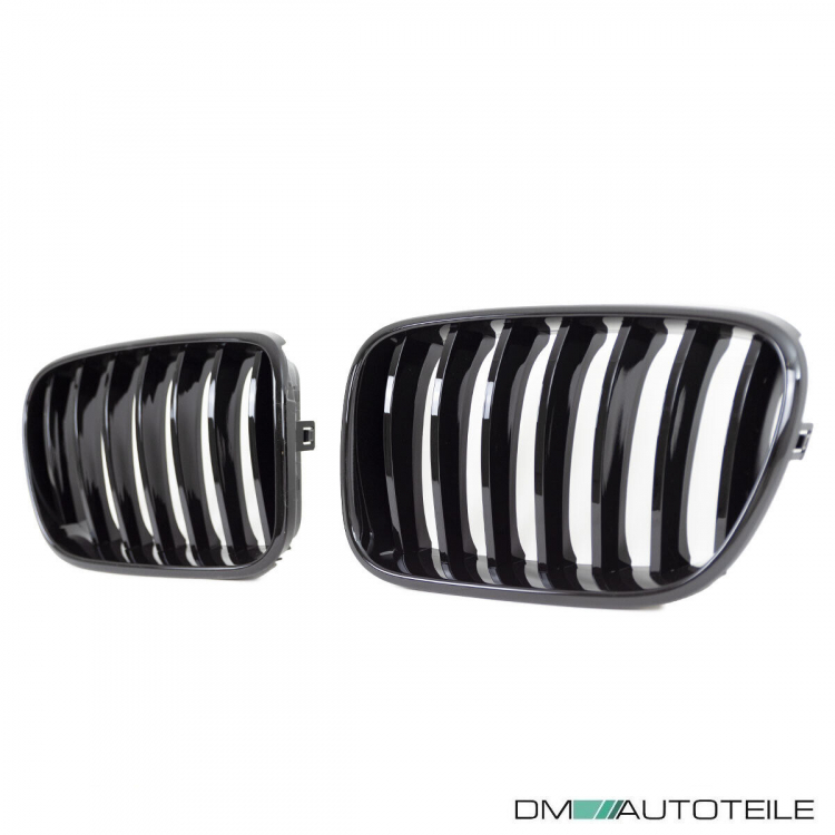Set Sport Performance Kühlergrill schwarz Glanz BMW X3 F25 Bj 10-14