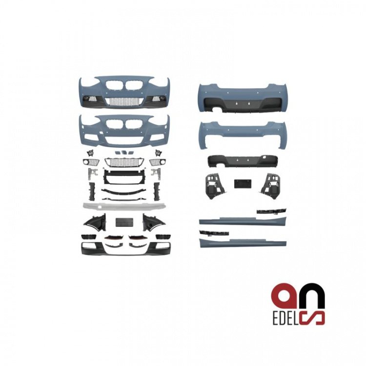 AN Sport-Performance Bodykit 3-Türer + 2-Rohr Performance Diffusor passt für BMW 1er F21 ab 11-15