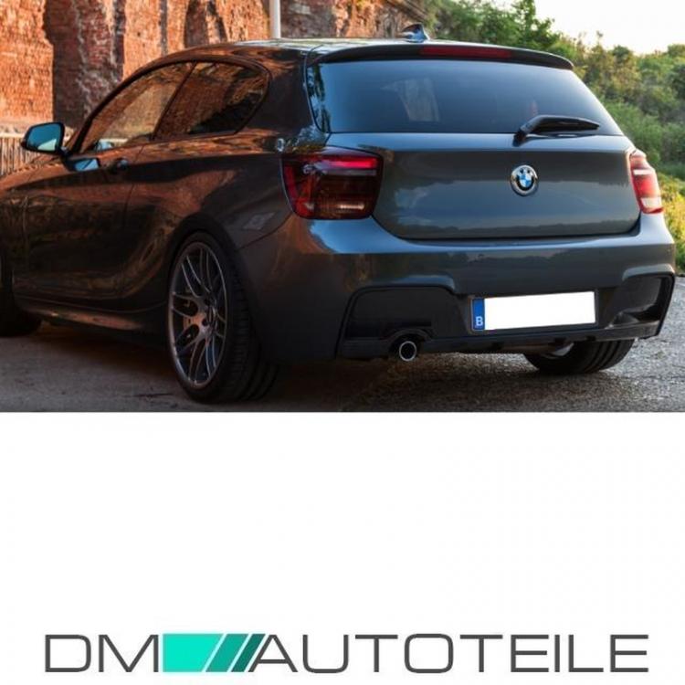 AN Umbau Sport-Performance Bodykit +Spoiler+ Diffusor 2 Rohr passt für BMW 1er F20 5-Türer 11-15