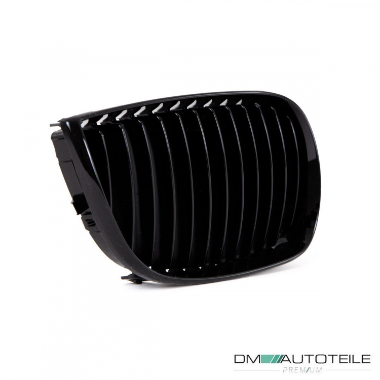 Set Performance Kühlergrill Schwarz Glanz passend für BMW 1er E87 E81 Bj 04-07