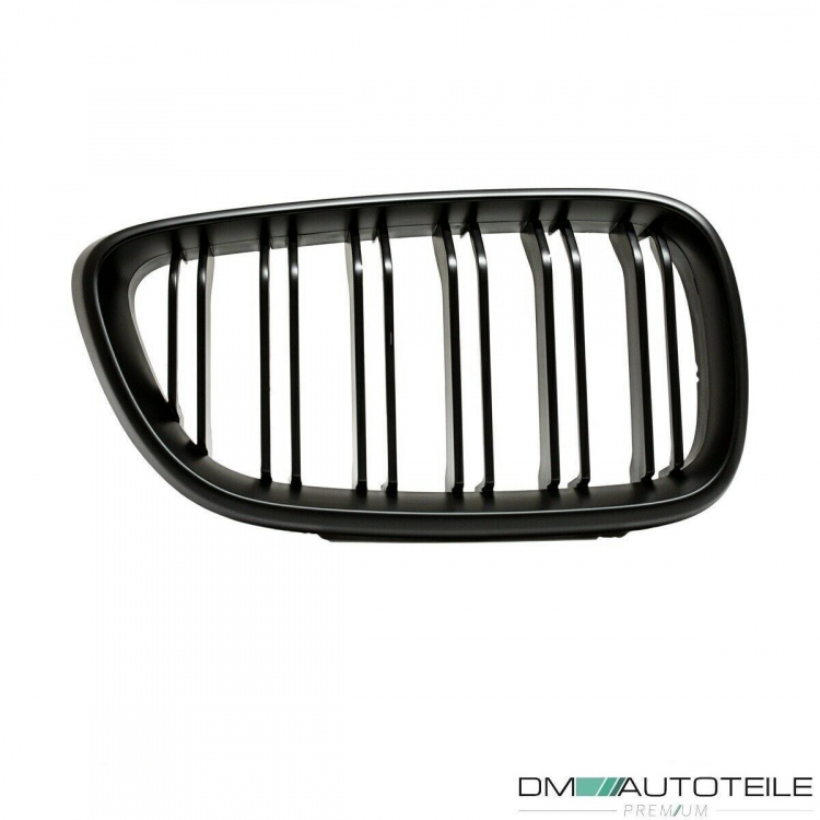 2x Doppelsteg Kühlergrill Grill Schwarz Matt passend für BMW 2er F22 F23 + M-Paket 14