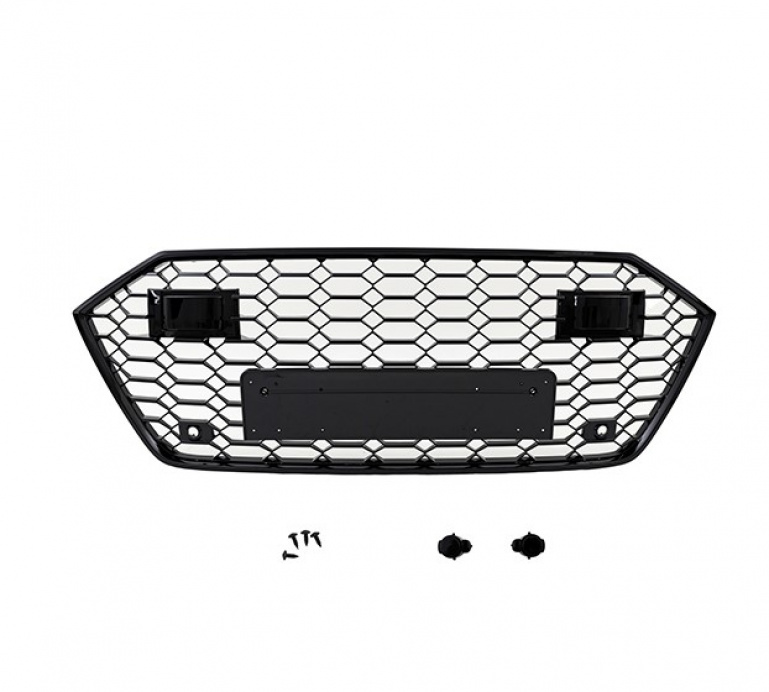 Upgrade Sportgrill / Kühlergrill für Audi A7 (C8) 18+ Hochglanz schwarz