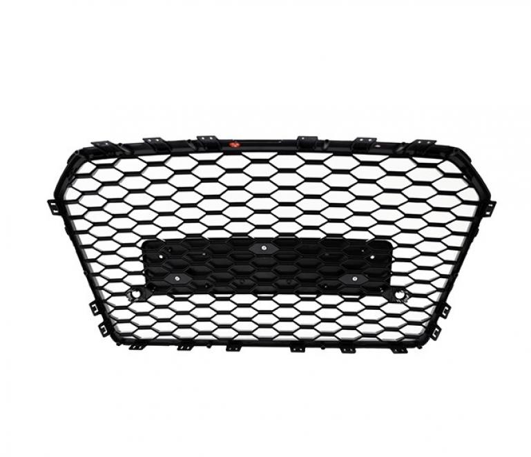 Upgrade Sportgrill / Kühlergrill Audi A6 4G (C7) Facelift Hochglanz schwarz in Wabengitter Design 14-18