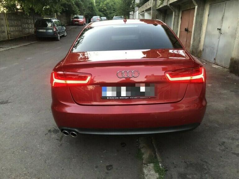 LED Lightbar Design Rückleuchten für Audi A6 4G (C7) Limousine 11-14 rot/klar mit dynamischem Blinker