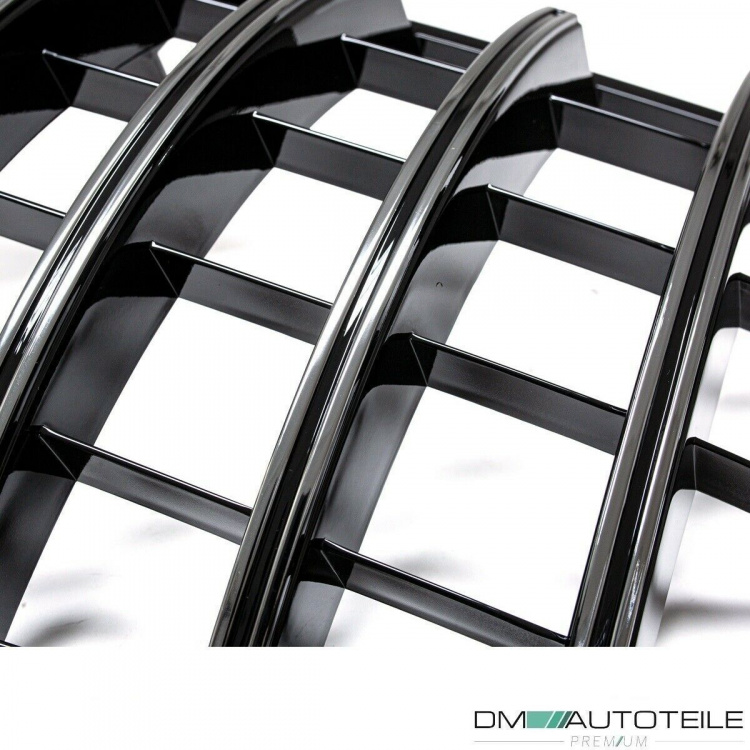 Kühlergrill Schwarz Chrom passend für Mercedes GLE C292 Coupe ab bj. 2015 auf Sport-Panamericana GT