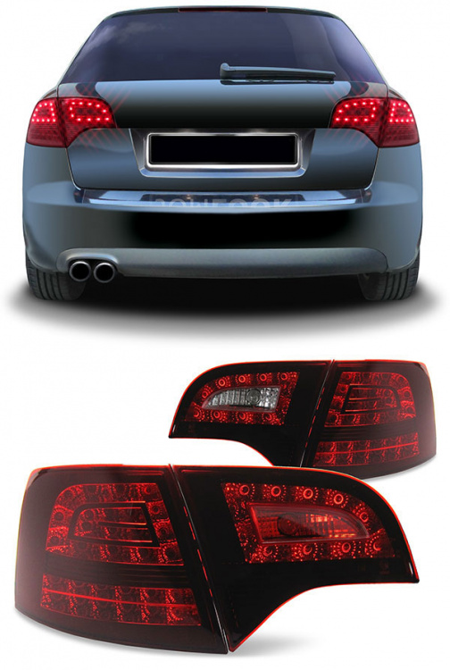 LED Upgrade Design Rückleuchten für Audi A4 B7 (8E) Avant 04-08 rot/rauch