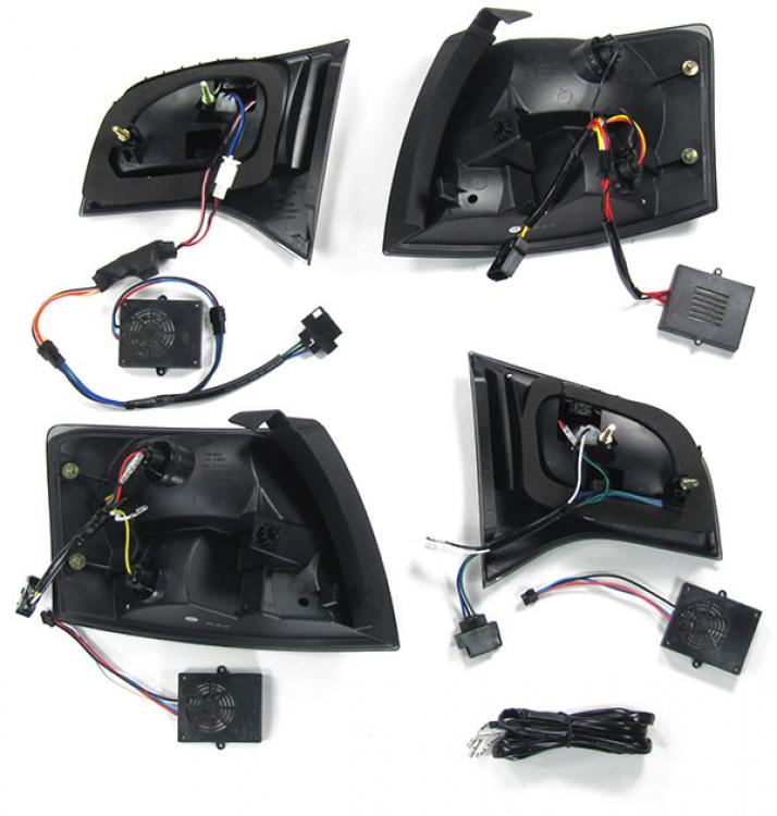 LED Upgrade Design Rückleuchten für Audi A4 B7 (8E) Avant 04-08 rot/rauch