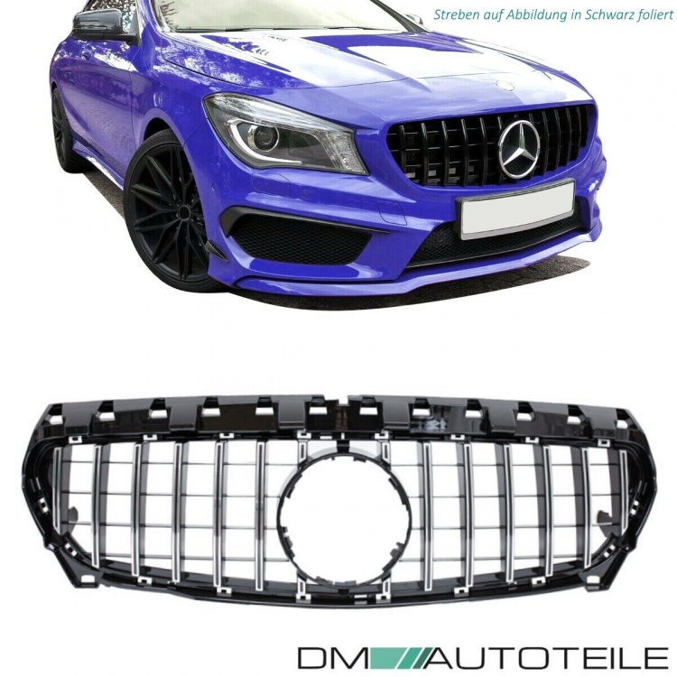 Kühlergrill Chrom passend für Mercedes CLA W117 bj 13-16 auch A45 AMG auf GT Sport- Panamericana