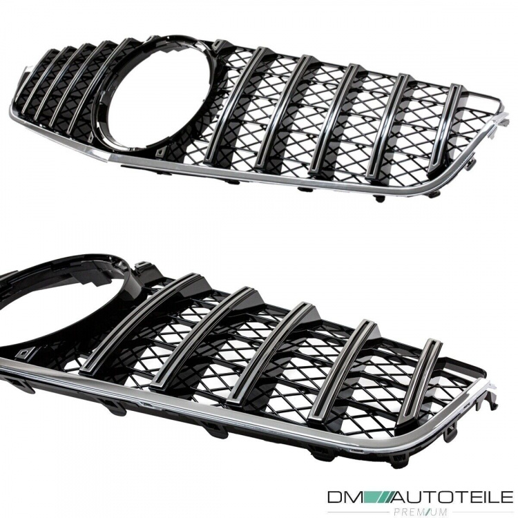 Kühlergrill Chrom passt für Mercedes E-Klasse W207 Coupe Cabrio 09-13 auf Sport-Panamericana GT