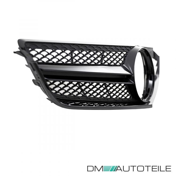 Kühlergrill Komplett Schwarz passt für Mercedes E-Klasse Coupe Cabrio W207 nicht für AMG E63 ab Bj 09-13