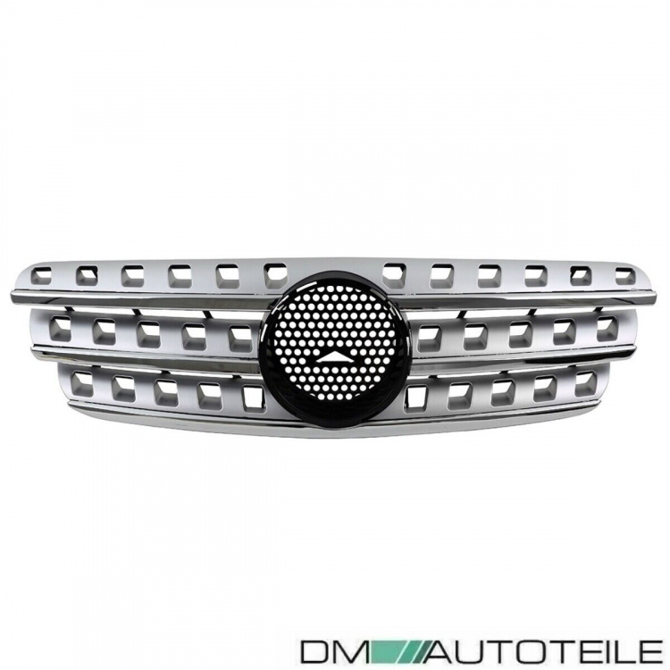 Mercedes ML W163 Kühlergrill Chrom Silber W164 Optik 98-05