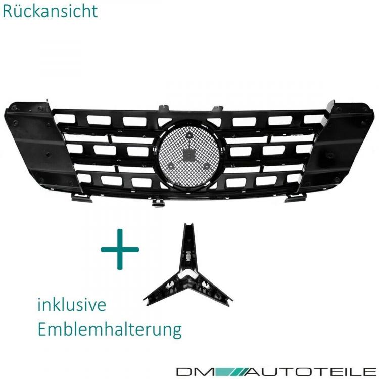 Kühlergrill Schwarz hochglanz + Chrom passend für Mercedes ML W164 05-08 Vormopf