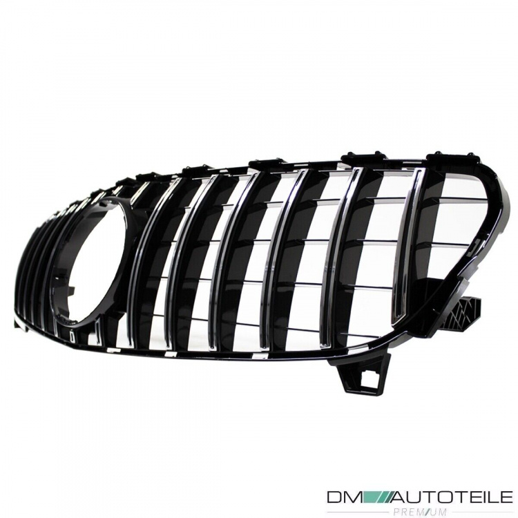 Facelift Kühlergrill Chrom Schwarz passend für Mercedes A-Klasse W176 Mopf 2015-2019 auf Sport -Panamericana GT