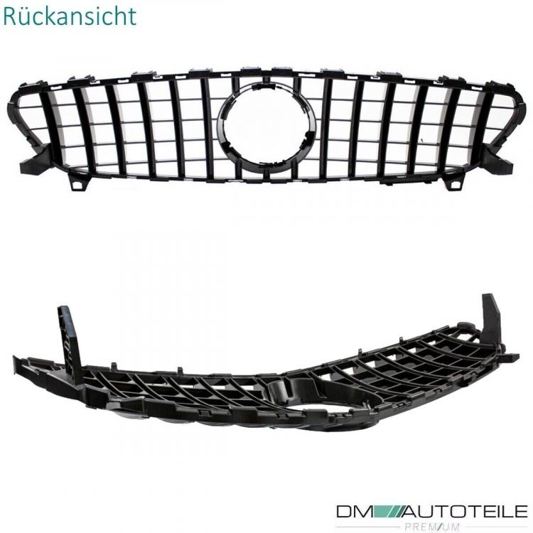 Facelift Kühlergrill Chrom Schwarz passend für Mercedes A-Klasse W176 Mopf 2015-2019 auf Sport -Panamericana GT
