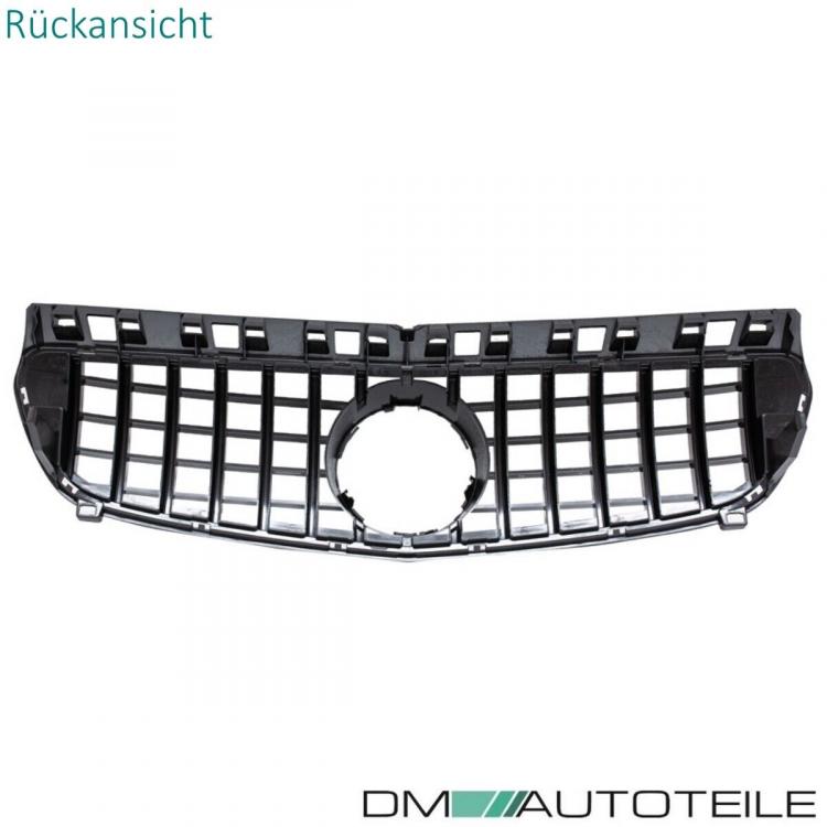 Umbau Sport Kühlergrill Schwarz passend für Mercedes W176 Vor Mopf 12-15 auf Panamericana GT
