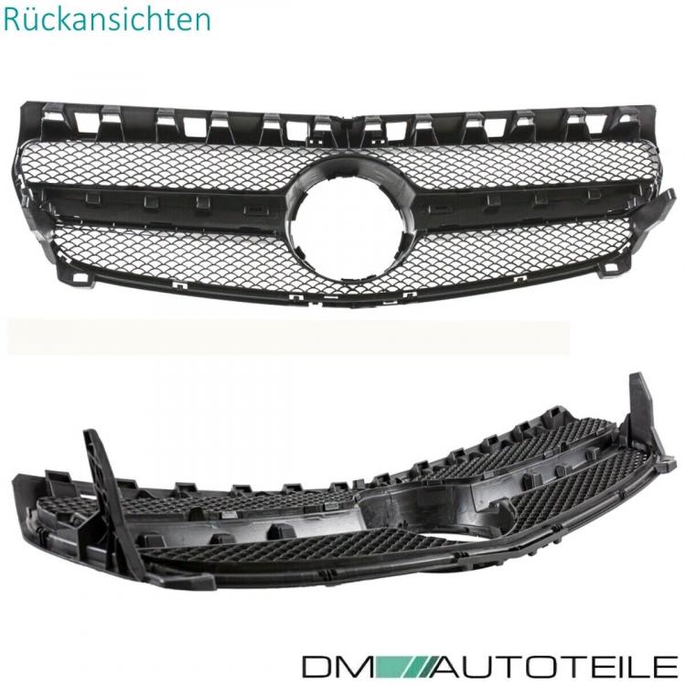 Sport Kühlergrill Schwarz Glanz passt für Mercedes A-Klasse W176 ab 13-15 nicht für AMG 45
