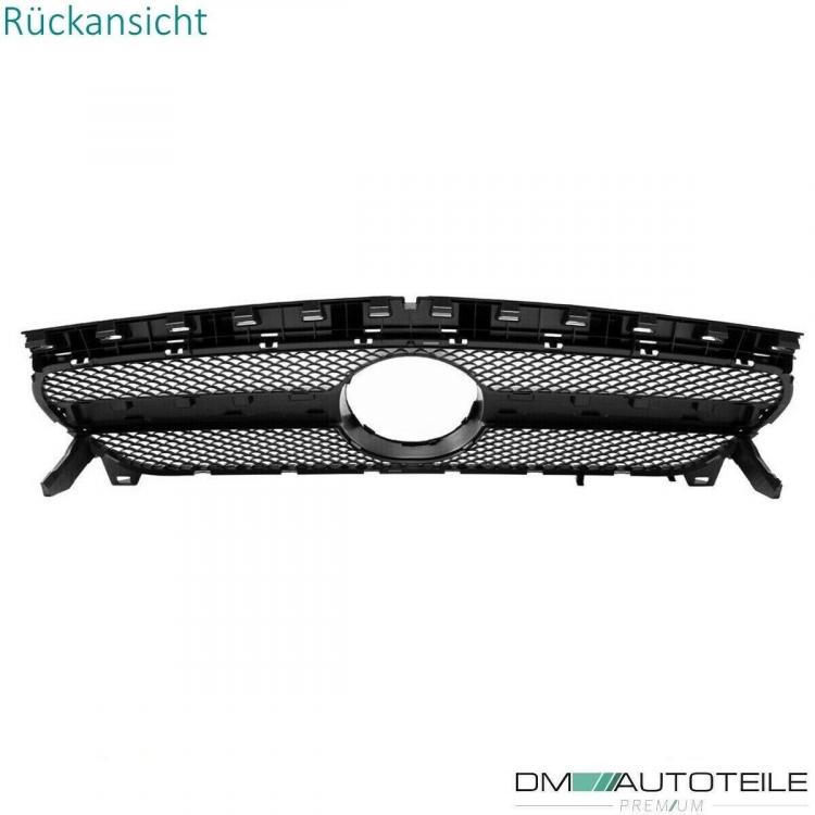 Sport Kühlergrill Schwarz Glanz passt für Mercedes CLA Mopf W117 C117 X117 16-19