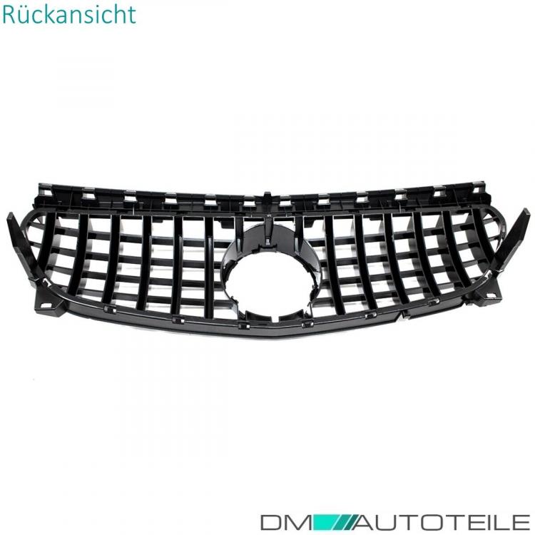 Kühlergrill schwarz passt für Mercedes CLA 117 Mopf 16-19 auf Sport-Panamericana GT